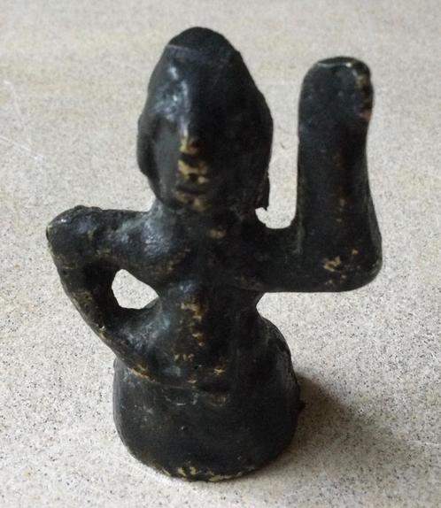 Bronzen vruchtbaarheids figurine offergift God Priapus, Antiek en Kunst, Antiek | Koper en Brons, Brons, Verzenden