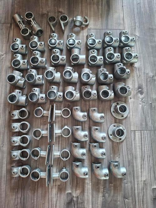 Steigerbuis koppelingen 33,7 mm, Doe-het-zelf en Verbouw, IJzerwaren en Bevestigingsmiddelen, Zo goed als nieuw, Overige typen
