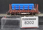 Fleischmann 8202 - Rongenwagen Rr20 incl. buizen (15263), Hobby en Vrije tijd, Modeltreinen | N-Spoor, Overige merken, Gelijkstroom