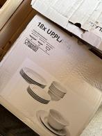 2x Ikea UPPLAGA 18-delig servies, Huis en Inrichting, Ophalen, Nieuw, Effen, Aardewerk