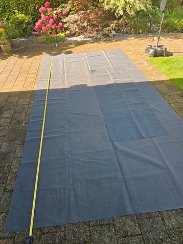 Tent tapijt vloer tapijt voortent antraciet 220 x 440 cm beschikbaar voor biedingen