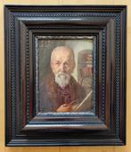 ==GESIGNEERD====wetenschapper met passer ====c a 1900==, Antiek en Kunst, Kunst | Schilderijen | Klassiek, Ophalen of Verzenden
