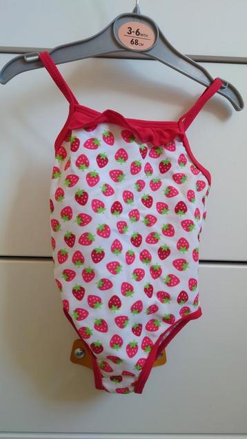 Schattig badpakje voor de kleinste zwemmertjes aardbei  beschikbaar voor biedingen