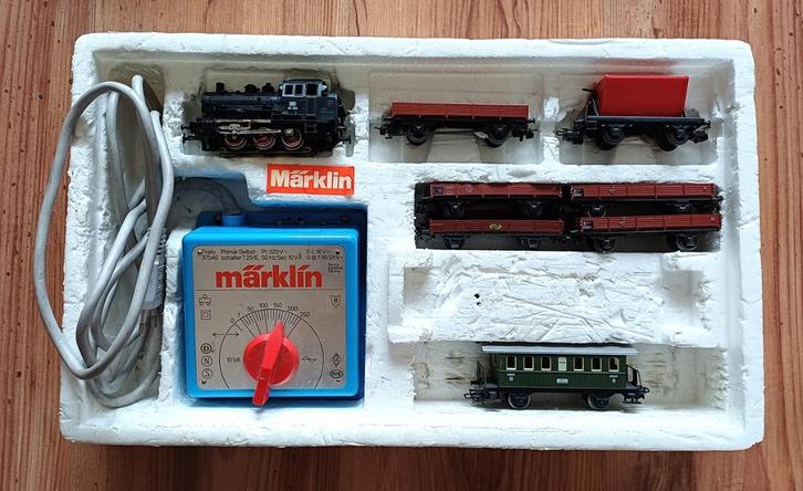 Modeltrein-set in originele doos, Märklin, zonder treinrails, Hobby en Vrije tijd, Modeltreinen | H0, Gebruikt, Treinset, Gelijkstroom of Wisselstroom