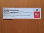 The Upside Down Amsterdam 20% korting maximaal 4 personen, Drie personen of meer, Kortingskaart
