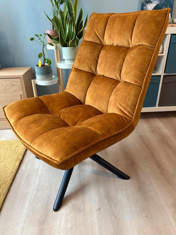 draaifauteuil, Huis en Inrichting, Stoelen, Zo goed als nieuw, Eén, Stof, Overige kleuren, Ophalen