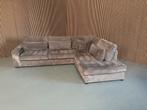 GRATIS LEVERING Z.G.A.N Ribstof Hoekbank 320x250 GEREINIGD, 300 cm of meer, Ophalen of Verzenden, Zo goed als nieuw, 150 cm of meer