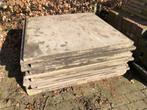 Hardsteen tegels , staan op 5 pallets . maten 100x100x3 cm (, Ophalen, Gebruikt, Terrastegels, Natuursteen