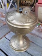 Art Nouveau Olielamp Koper/Glas, Antiek en Kunst, Ophalen of Verzenden