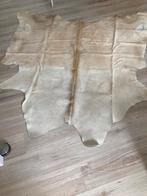 Mooie neutrale beige koeienhuid., Huis en Inrichting, Ophalen of Verzenden, Zo goed als nieuw, Rechthoekig, 200 cm of meer