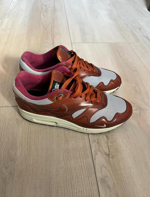 Nike Air Max 1 Patta “The Next Wave – Dark Russet, Kleding | Heren, Schoenen, Zo goed als nieuw, Sneakers of Gympen, Bruin, Verzenden