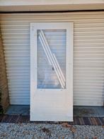 Houten Schuur/Balkon Deur - 201,5 x 88 cm nieuw, Ophalen, Nieuw, 200 tot 215 cm, Glas