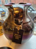 Zwart met paarse  Carstens vaas met mooie glans, Antiek en Kunst, Antiek | Keramiek en Aardewerk, Ophalen