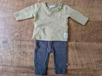 Set feetje maat 62 grijs/groen, Kinderen en Baby's, Babykleding | Maat 62, Ophalen of Verzenden, Zo goed als nieuw, Setje, Feetje