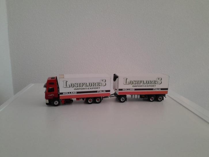 Daf Topsleeper  Kwaak ( Losiflores ) motorwagen/aanhanger ., Hobby en Vrije tijd, Modelauto's | 1:50, Nieuw, Bus of Vrachtwagen