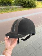 Cap Global zwart grijs maat 56, Dieren en Toebehoren, Paardrijkleding, Dressuur, Ophalen of Verzenden, Zo goed als nieuw, Dames