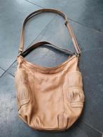 Hilfiger leren tas, Sieraden, Tassen en Uiterlijk, Tassen | Damestassen, Ophalen of Verzenden, Zo goed als nieuw, Blauw, Handtas