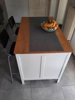 Ikea Keukeniland met 2 Stoelen, Huis en Inrichting, Barren, Ophalen, Gebruikt, Inclusief barstoelen