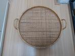 Rotan dienblad, Huis en Inrichting, Ophalen of Verzenden, Zo goed als nieuw, Rond, Overige materialen