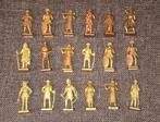 19 vintage goudkleurige metalen figuurtjes soldaatjes, Verzamelen, Ophalen of Verzenden, Zo goed als nieuw