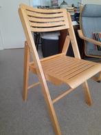 Klapstoel hout plywood Ikea vintage, Huis en Inrichting, Ophalen, Gebruikt, Bruin, Eén