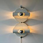 Vintage jaren 60 70 metalen Space age Italiaans design, Gebruikt, Sarfatti, Ophalen of Verzenden, Italiaans design
