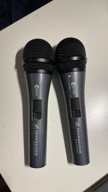 Sennheiser 825s en 815s zangmicrofoons beschikbaar voor biedingen