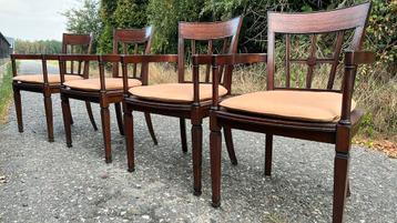 4 RAC Royal antiek eetkamer armstoelen beschikbaar voor biedingen