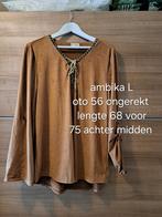 Ambika blouse maat L, Kleding | Dames, Blouses en Tunieken, Bruin, Maat 42/44 (L), Ophalen of Verzenden, Zo goed als nieuw