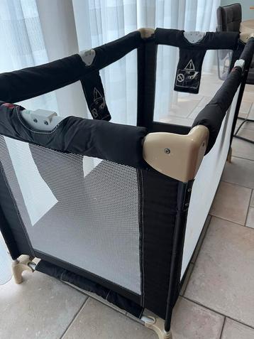 Inklapbaar Reisledikant/Campingbedje Zwart met Matrasje beschikbaar voor biedingen