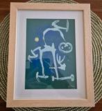 Joan Miró - L'illettré bleu, blanc 1969, Ophalen of Verzenden