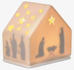 Nieuw / Zgan  prachtig Räder huisje kerststal / sterren., Overige materialen, Wit, Ophalen of Verzenden, Zo goed als nieuw