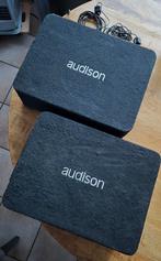 2x Audison APBX 10 AS2 actieve subwoofers met kabels, Auto diversen, Ophalen of Verzenden, Gebruikt