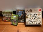 Diverse Spelletjes: Memory, Dino Kwartet & Puzzel, Hobby en Vrije tijd, Gezelschapsspellen | Bordspellen, Een of twee spelers