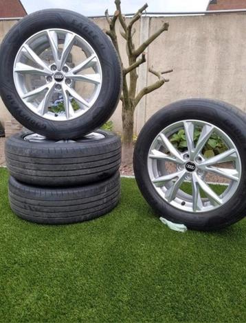 18" Audi velgen + Goodyear Eagle zomerbanden 235/55R18 100V beschikbaar voor biedingen