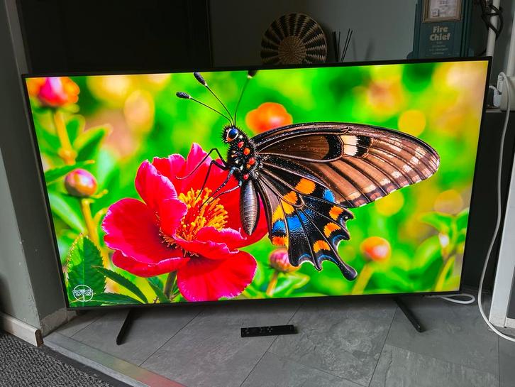 55 inch Samsung QLED QE55Q60A 4K Ultra HD smart tv als nieuw, Audio, Tv en Foto, Televisies, Zo goed als nieuw, QLED, 100 cm of meer