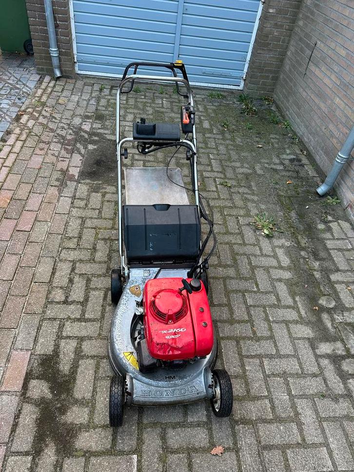 Honda HR2160 Hydrostatic profesioneel, Tuin en Terras, Grasmaaiers, Gebruikt, Benzine-grasmaaier, 40 t/m 49 cm, Cirkelmaaier, Elektrische starter