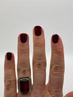 A389 Prachtige zilveren Georg Kramer ring maat 18, Ophalen of Verzenden, Zilver, Ring, Met edelsteen