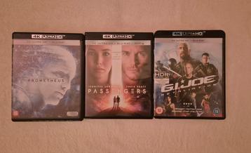 Nieuwe 4K Blu-Ray films, veel in verpakking, flinke korting! beschikbaar voor biedingen