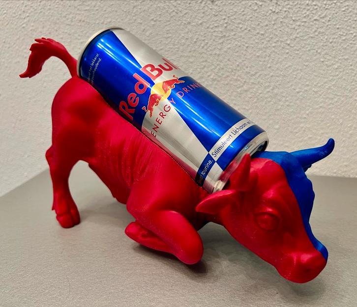 Red Bull Blikjeshouder - Stier Design, Verzamelen, Merken en Reclamevoorwerpen, Nieuw, Overige typen, Ophalen of Verzenden