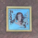 Vintage spiegel 45x45 cm: Tosca Eau de Toilette reclame, Ophalen of Verzenden, Rechthoekig, Minder dan 50 cm, Minder dan 100 cm