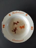 BORD MOLENAARS KINDERMEEL RETRO VINTAGE MET RIJMPJE, Antiek en Kunst, Antiek | Emaille, Ophalen of Verzenden