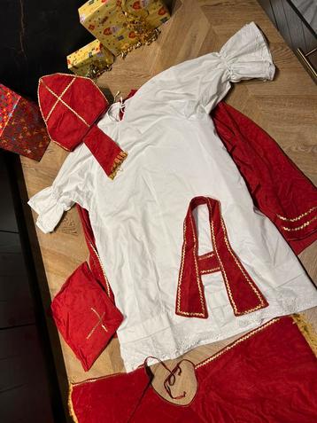 Sinterklaas pak verkleedpak maat xl handwerk luxe set beschikbaar voor biedingen