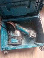 Makita slijptol met accu en lader!, Doe-het-zelf en Verbouw, Ophalen, Gebruikt, Minder dan 700 watt, Haakse handslijpmachine