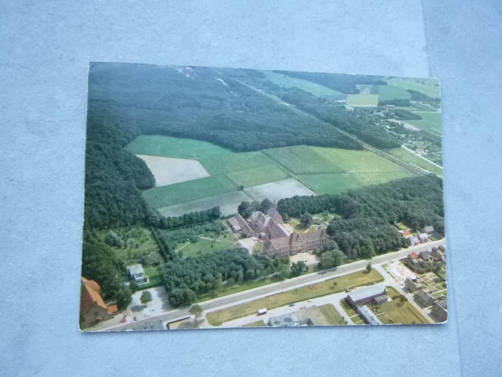 Bosschenhoofd , centrum Seppe luchtfoto 1975, Verzamelen, Verzenden, 1960 tot 1980, Gelopen, Noord-Brabant