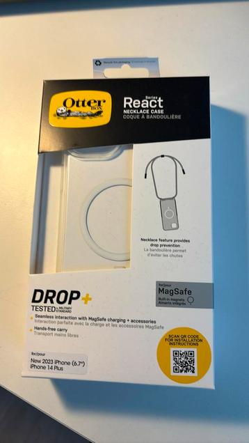 Otterbox necklace case, transparant. Iphone 14/15 Plus beschikbaar voor biedingen