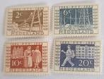 Nederland 1952 - nvph 592-595 - I.T.E.P., Postzegels en Munten, Postzegels | Nederland, Ophalen of Verzenden, Na 1940
