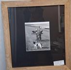 Oude foto strandjutter in juttershout lijst, Antiek en Kunst, Kunst | Litho's en Zeefdrukken, Ophalen of Verzenden