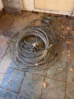 Partij verstaging zeilboot of railing staaldraad met ogen, Watersport en Boten, Bootonderdelen, Ophalen of Verzenden, Zo goed als nieuw