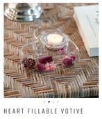 Riviera maison heart fillable votive nieuw, Huis en Inrichting, Woonaccessoires | Kandelaars en Kaarsen, Nieuw, Ophalen